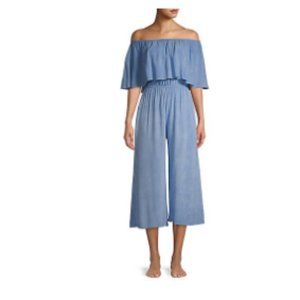 Elan Off-the-Shoulder Cover-up jumpsuit